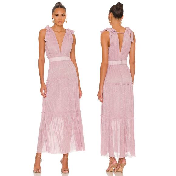 Sabina Musayev x REVOLVE Helena Dress Tiered Formal Gala Prom Party Lavender S - Picture 1 of 11